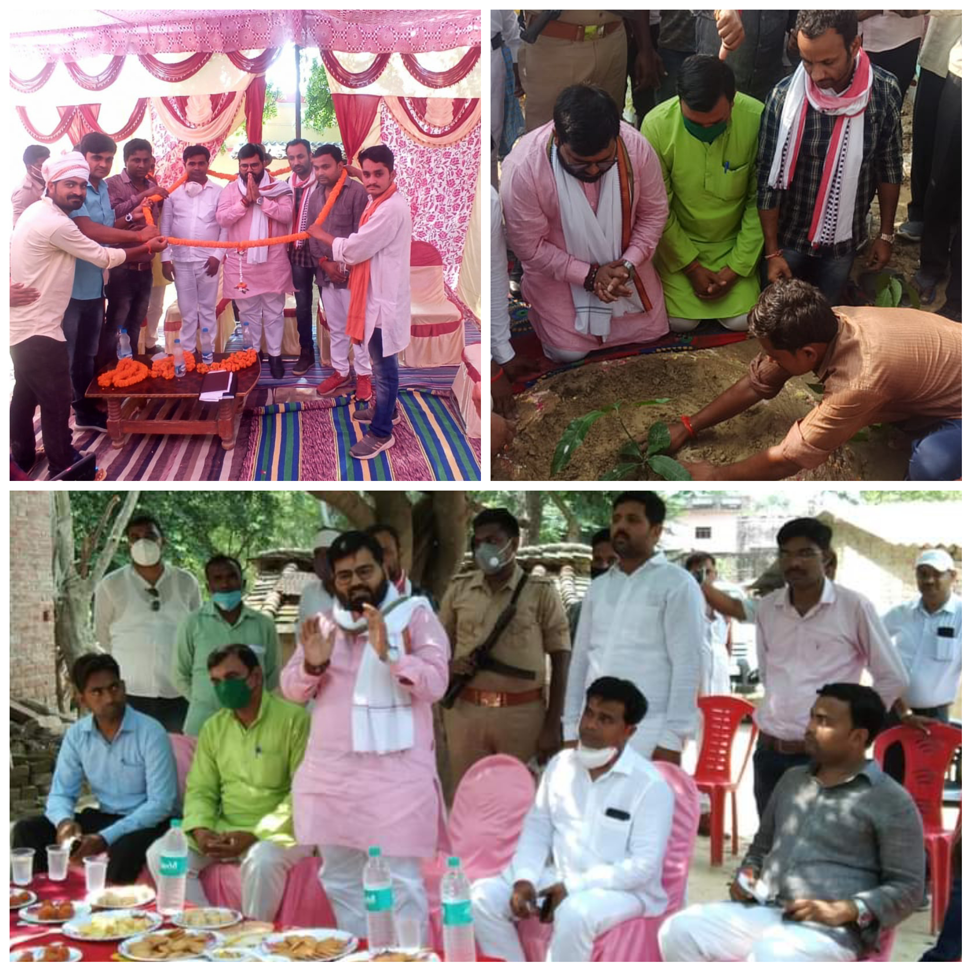संगम यूथ फाउंडेशन के राष्ट्रीय अध्यक्ष दिनेश गुप्ता विश्वनाथगंज में कई कार्यक्रमों में पहुंचकर लोगों की समस्याएं सुनी