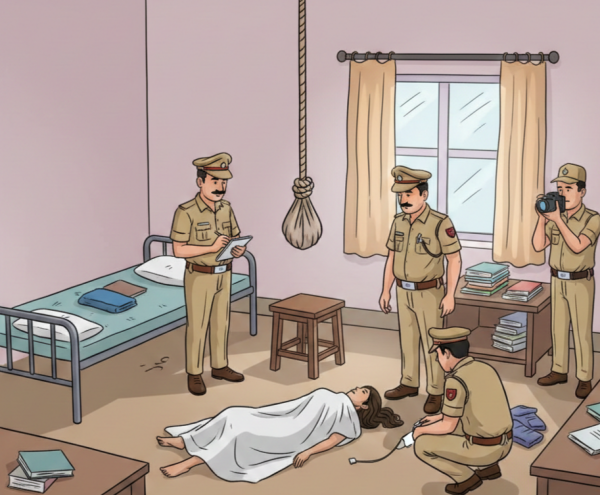 नर्सिंग छात्रा ने लगाई फांसी, किराए के कमरे में मिला शव