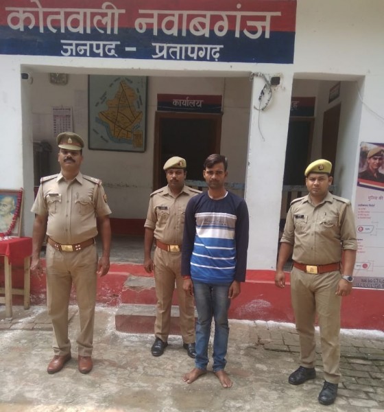 चोरी के मामले में वांछित अभियुक्त गिरफ्तार