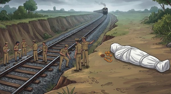 ट्रेन की चपेट में आने से सेवानिवृत्त पुलिसकर्मी की मौत