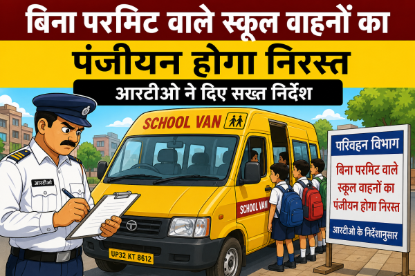 बिना परमिट वाले स्कूल वाहनों का पंजीयन होगा निरस्त, आरटीओ ने दिए सख्त निर्देश
