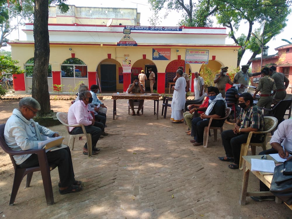 *थाना समाधान दिवस पर एडिशनल एसपी पश्चिमी पहुंचे बाघराय सुनी समस्या किया निस्तारण*