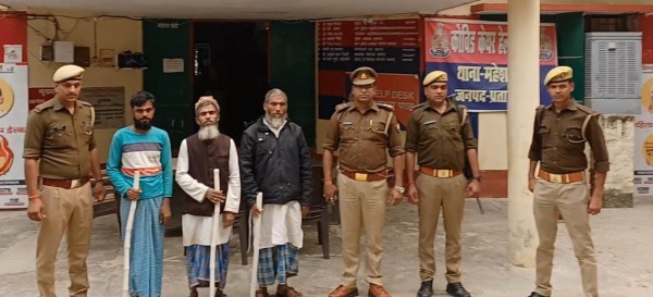 हत्या के प्रयास के अभियोग से संबंधित 03 वांछित अभियुक्त गिरफ्तार