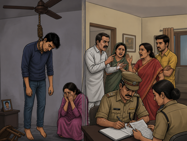 नगराम में युवक ने की आत्महत्या, ससुराल पक्ष पर उकसाने का मामला दर्ज