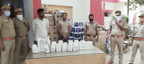 लगभग 18 लाख रुपये कीमत की 234 पेटी अवैध अंग्रेजी व देशी शराब बरामद, 02 अभियुक्त गिरफ्तार