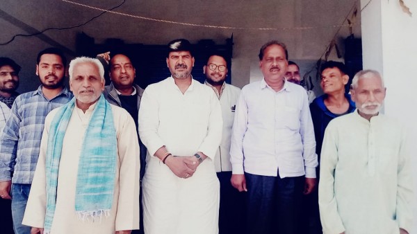किसान गोष्ठी को लेकर कांग्रेस जिलाध्यक्ष ने की बैठक