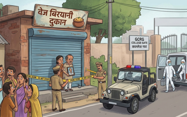 बीकेटी में वेज बिरयानी की दुकान के फ्रिज में मिला अज्ञात शव