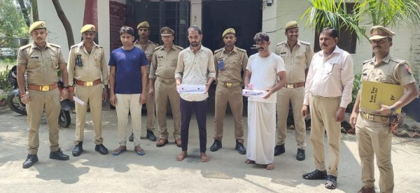 जमीनी विवाद के दौरान युवक को गोली मारकर हत्या करने वाले 04 अभियुक्त गिरफ्तार