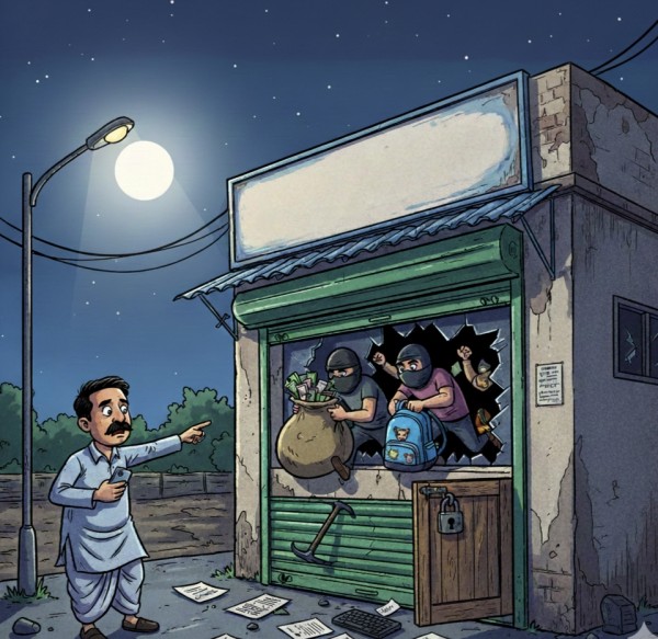 जन सेवा केंद्र में चोरी, ₹15 हजार नकद व मोबाइल पर चोरों ने किया हाथ साफ