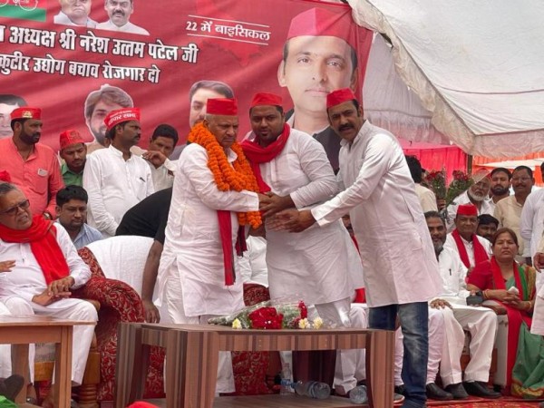 "किसान नौजवान पटेल यात्रा" का प्रतापगढ़ में हुआ भव्य स्वागत