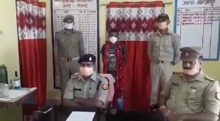 विंध्याचल पुलिस ने पांच ग्राम हीरोइन के साथ अभियुक्त को किया गिरफतार