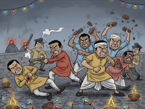 लखनऊ के पीजीआई इलाके में रास्ते के विवाद में चली गोली, दीपावली के दिन हुआ खूनी संघर्ष