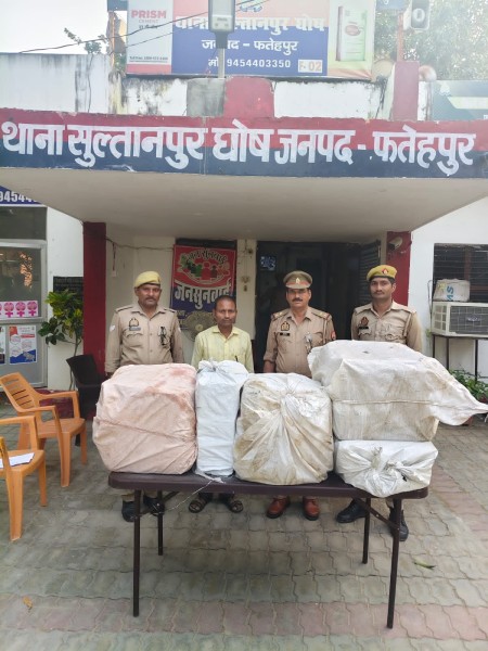 दो कुन्टल अवैध पटाखों के साथ एक आरोपी गिरफ्तार
