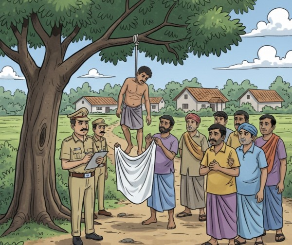 युवक ने पेड़ से लटककर दी जान, परिवार में कोहराम