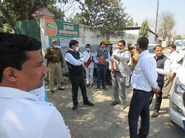 औद्योगिक स्थान सुखपाल नगर एवं बीआर सी सुखपाल नगर का जिलाधिकारी ने किया निरीक्षण