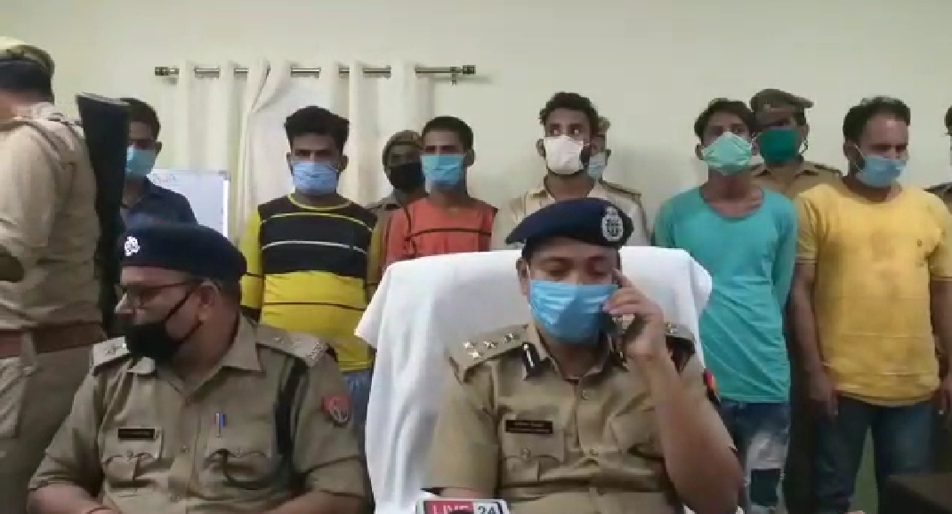 सीतापुर के 6 लुटेरों को क्राइम ब्राँच तथा थाना लखनऊ पुलिस ने किया गिरफ्तार