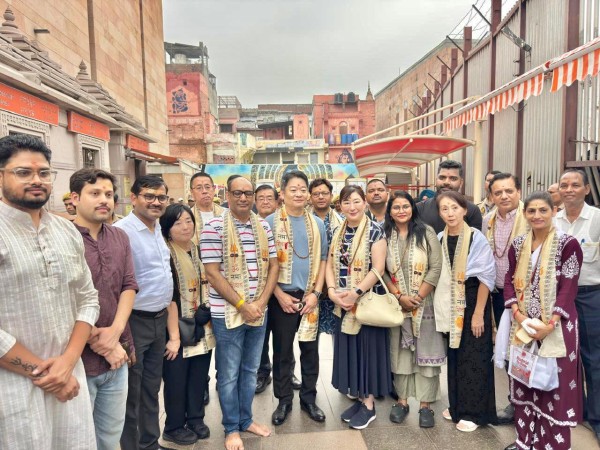 जापानी मेहमानों ने महसूस की काशी की आध्यात्मिक आत्मीयता