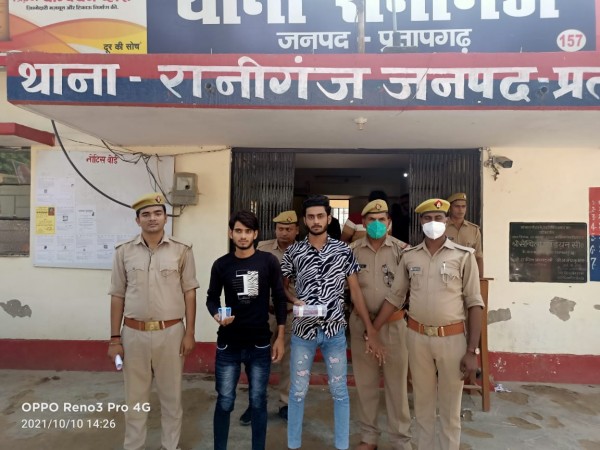 फायरिंग कर भाग रहे 02 अभियुक्त गिरफ्तार