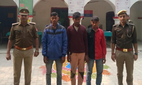 03 वांछित अभियुक्त गिरफ्तार