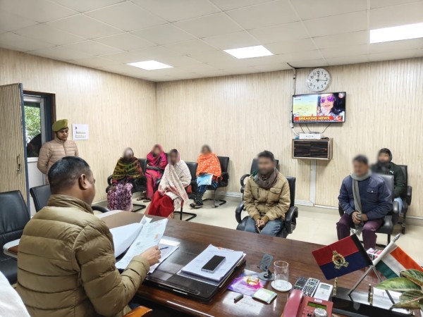 पुलिस अधीक्षक द्वारा सुनी गई जनसुनवाई