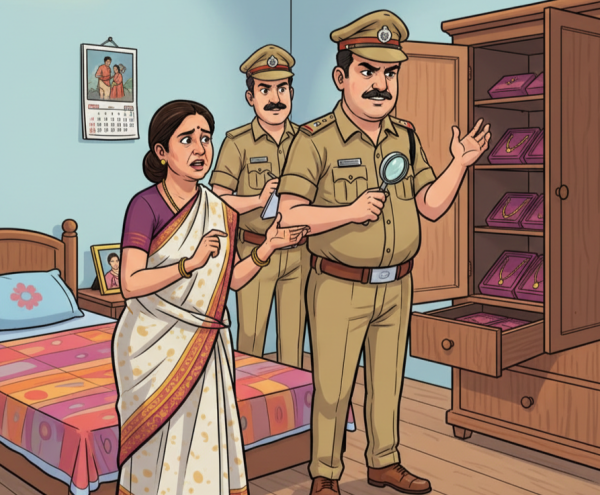 अधिवक्ता की पत्नी के घर से सात लाख के जेवरात और नकदी पार, पुलिस से गुहार