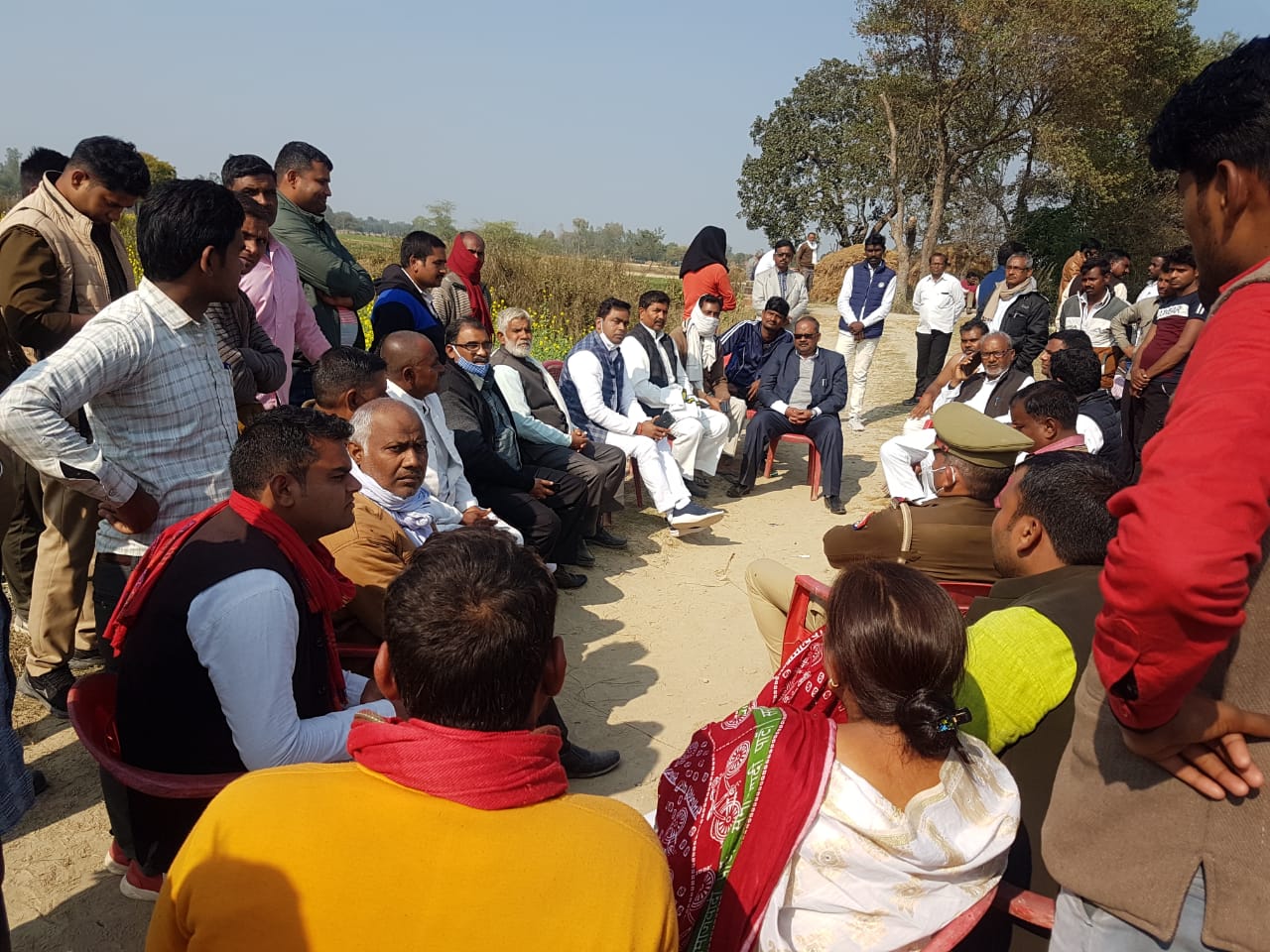 सूबेदार श्याम लाल यादव को दिया गया गाड आफ आनर
