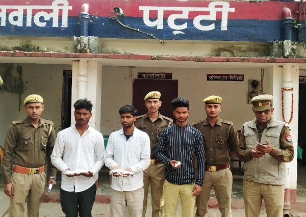 हर्ष फायरिंग करने वाले 03 अभियुक्त गिरफ्तार