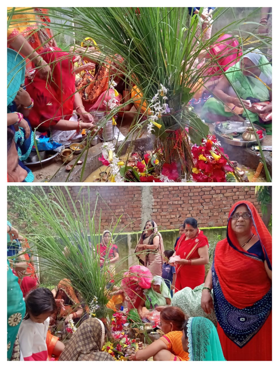 मिर्जापुर जिले के बरैनी गांव में आज ललही छठ का पर्व मनाया गया
