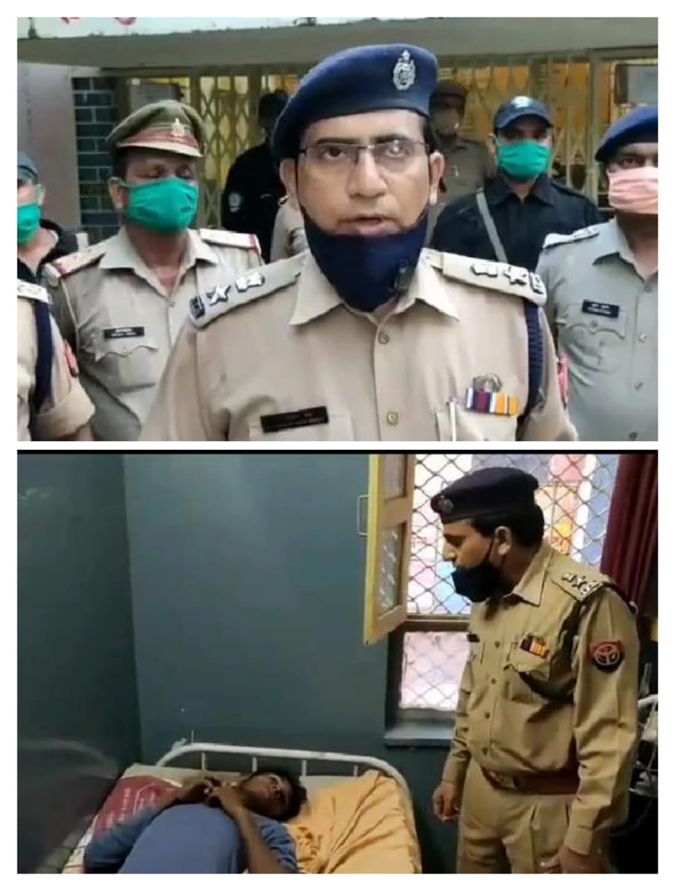 मिर्जापुर जिले के अस्थाई जेल से फरार दो कैदियों में एक कैदी हुआ गिरफ्तार