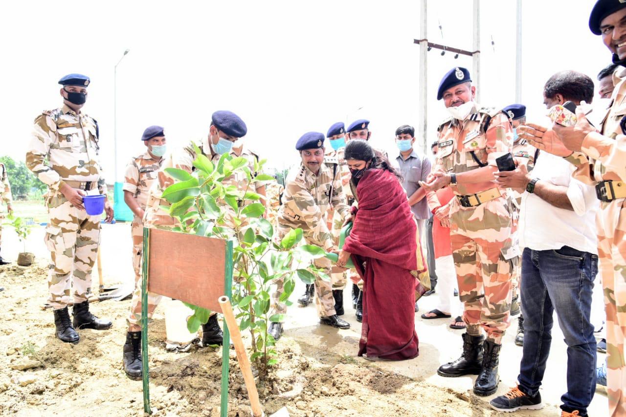 चार हजार पेड़ लगाने का लक्ष्य पूरा किया आइटीबीपी जवानों ने