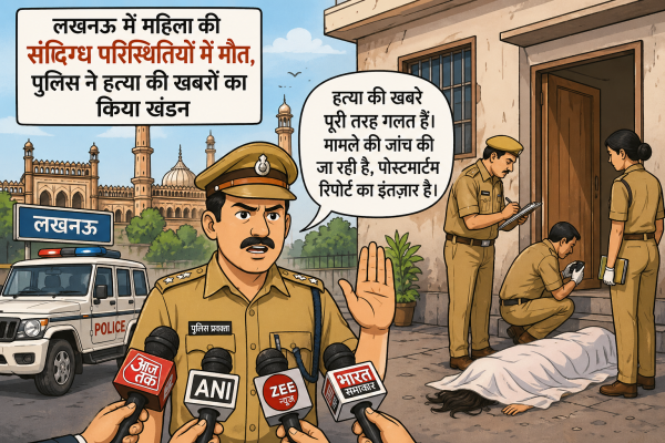 लखनऊ में महिला की संदिग्ध परिस्थितियों में मौत, पुलिस ने हत्या की खबरों का किया खंडन