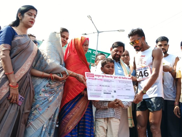 बेटे की याद में पिता का 'अभियान कौशल का', लखनऊ मैराथन में गूंजा 'नशा मुक्त भारत' का नारा