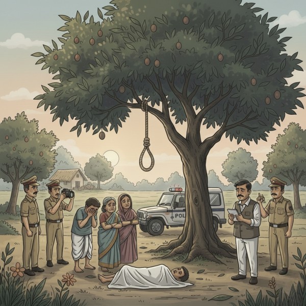 जमोलिया में युवक ने बाग में फंदा लगाकर दी जान