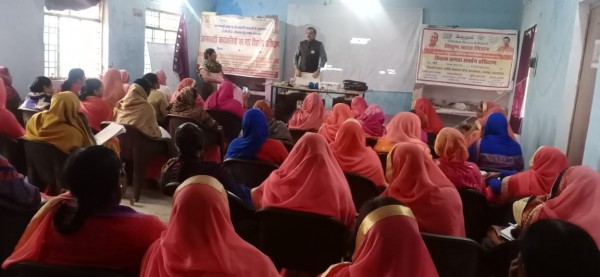 प्रतापगढ़ के मांधाता ब्लॉक में चलाया जा रहा है प्रशिक्षण कार्यक्रम
