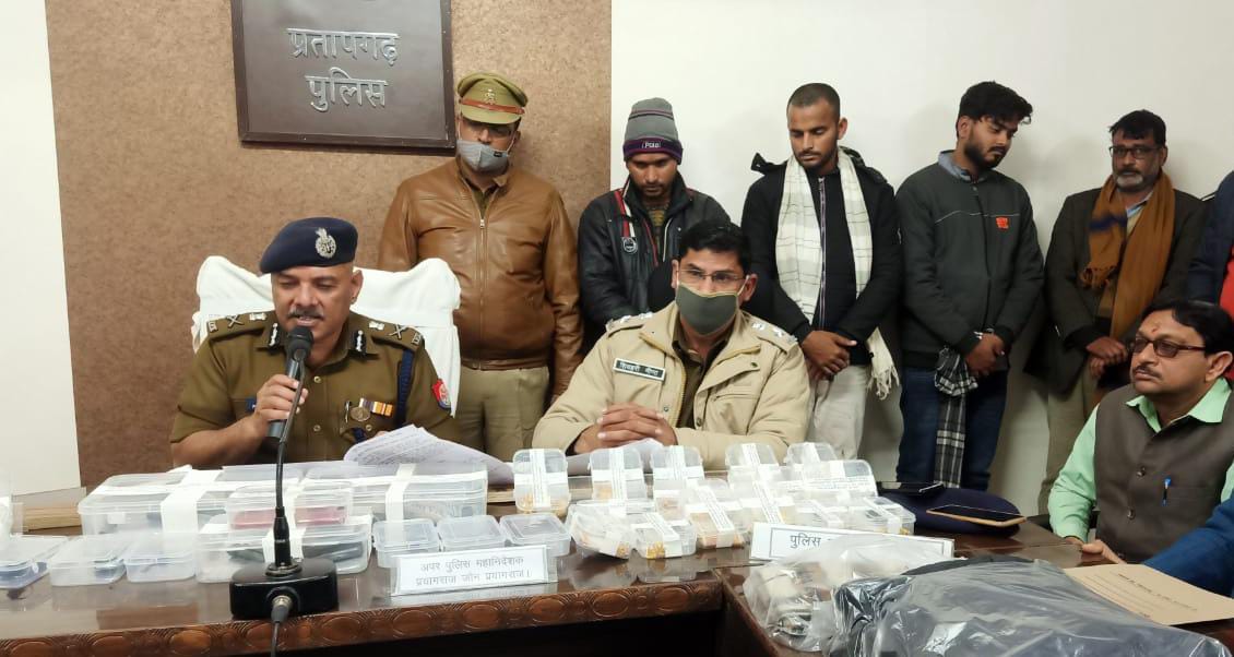 चर्चित ज्वेलर्स लूट काण्ड का पुलिस ने किया पर्दाफाश