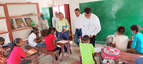 उच्च प्राथमिक विद्यालयों का किया गया सहयोगात्मक पर्यवेक्षण