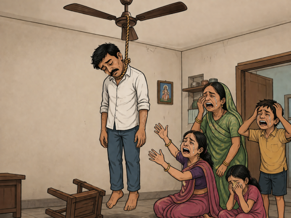 मोहनलालगंज में राजमिस्त्री ने फांसी लगाकर दी जान