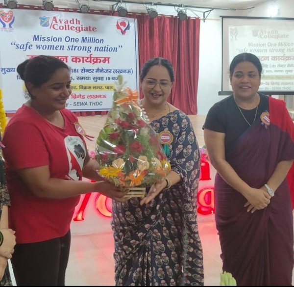 "मिशन वन मिलियन" के तहत "सुरक्षित नारी, सशक्त राष्ट्र" कार्यक्रम का हुआ भव्य शुभारंभ