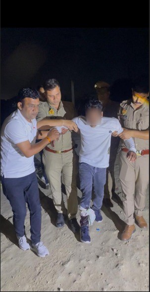 कृष्णानगर पुलिस मुठभेड़ में 25 हजार का इनामी बदमाश विपिन गिरफ्तार