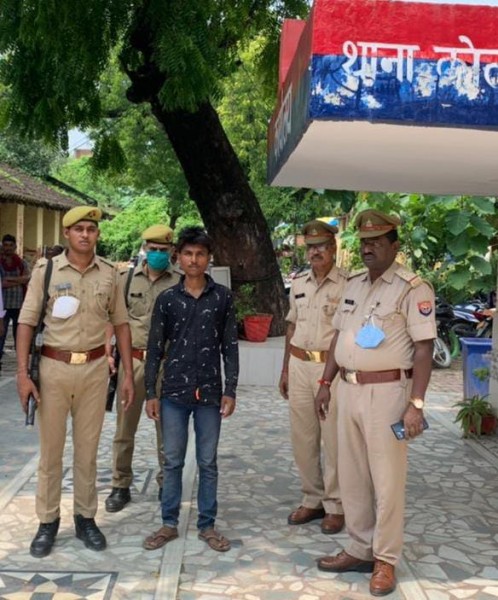 गैंगस्टर एक्ट में वांछित 25 हजार रुपए का इनामिया अभियुक्त गिरफ्तार