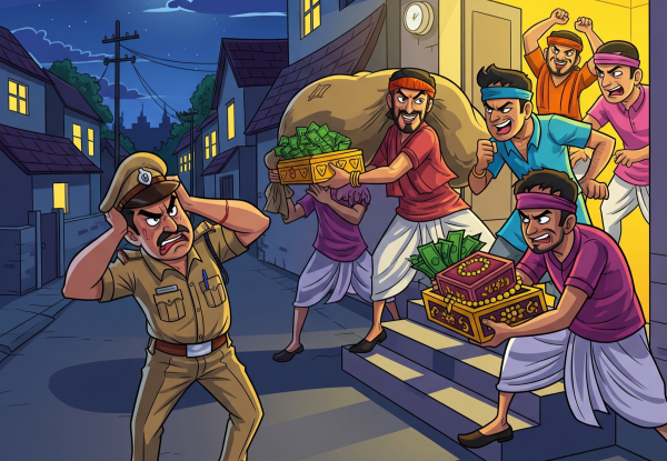 शादी में गया परिवार, पीछे से चोरों ने मचाया आतंक; लाखों की चोरी