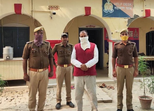 गैंगस्टर अभियोग में वांछित एक अभियुक्त गिरफ्तार