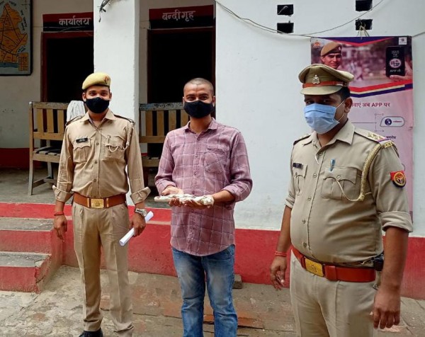 सोशल मीडिया पर अवैध तमंचे के साथ वायरल फोटो में दिखाई देने वाला अभियुक्त गिरफ्तार, अवैध तमंचा व कारतूस बरामद