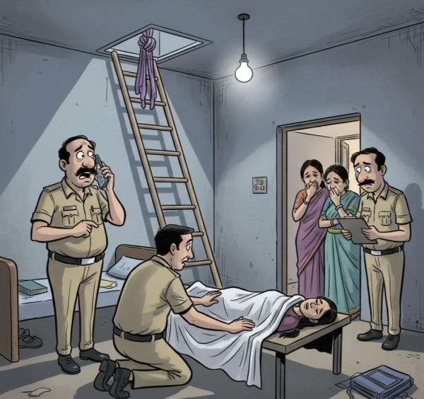 कृष्णानगर में 16 वर्षीय किशोरी ने फंदा लगाकर की आत्महत्या