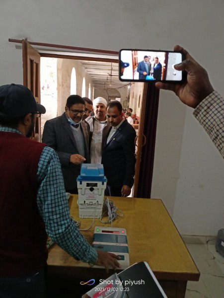 उप जिला निर्वाचन अधिकारी ने ईवीएम जागरूकता अभियान की शुरुआत की