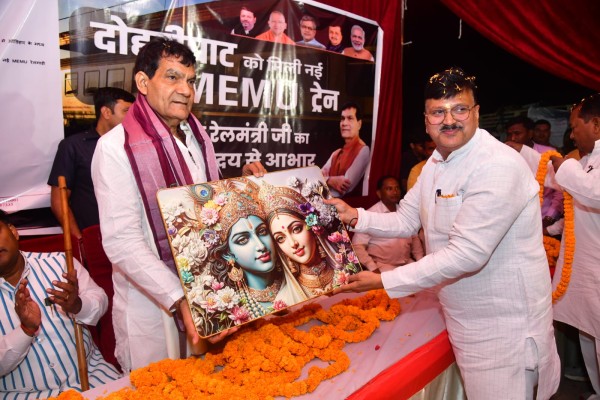 ऊर्जा मंत्री ए. के. शर्मा के प्रयासों से दोहरीघाट-ओड़िहार मेमू सेवा को मिली गति