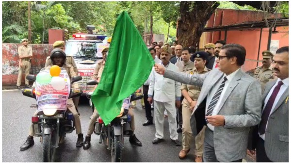 जिला विधिक सेवा प्राधिकरण से निकली जागरूकता रथ, राष्ट्रीय लोक अदालत का प्रचार शुरू